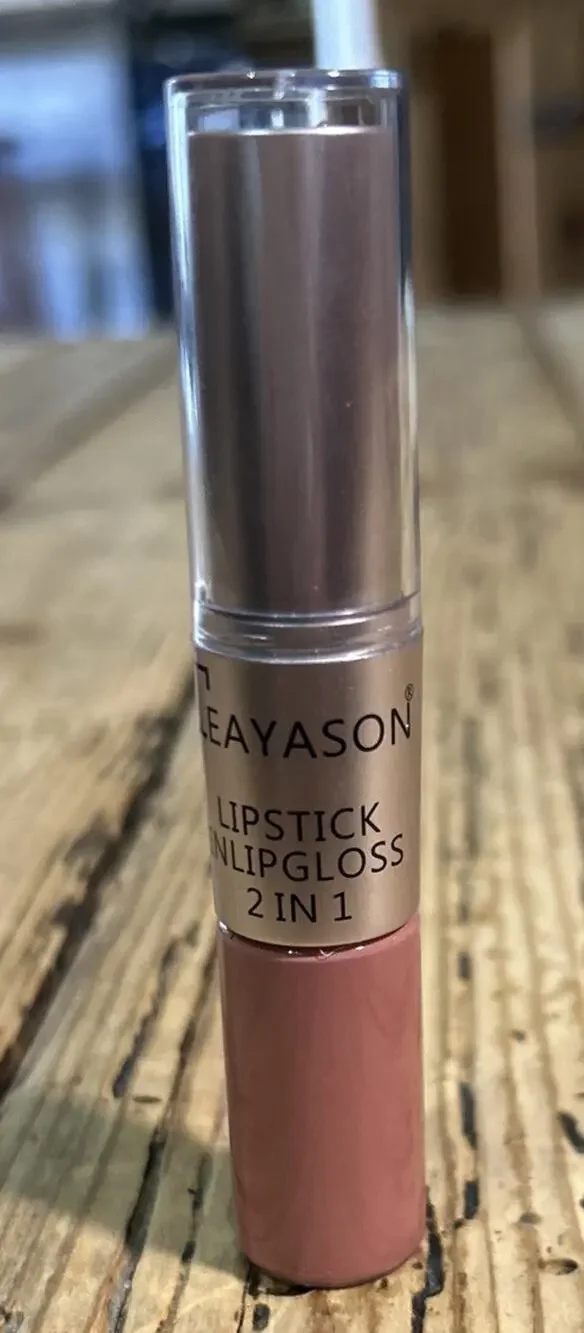 Teayason Lipstick In Lip Gloss 2 In 1 Color #01 NEW